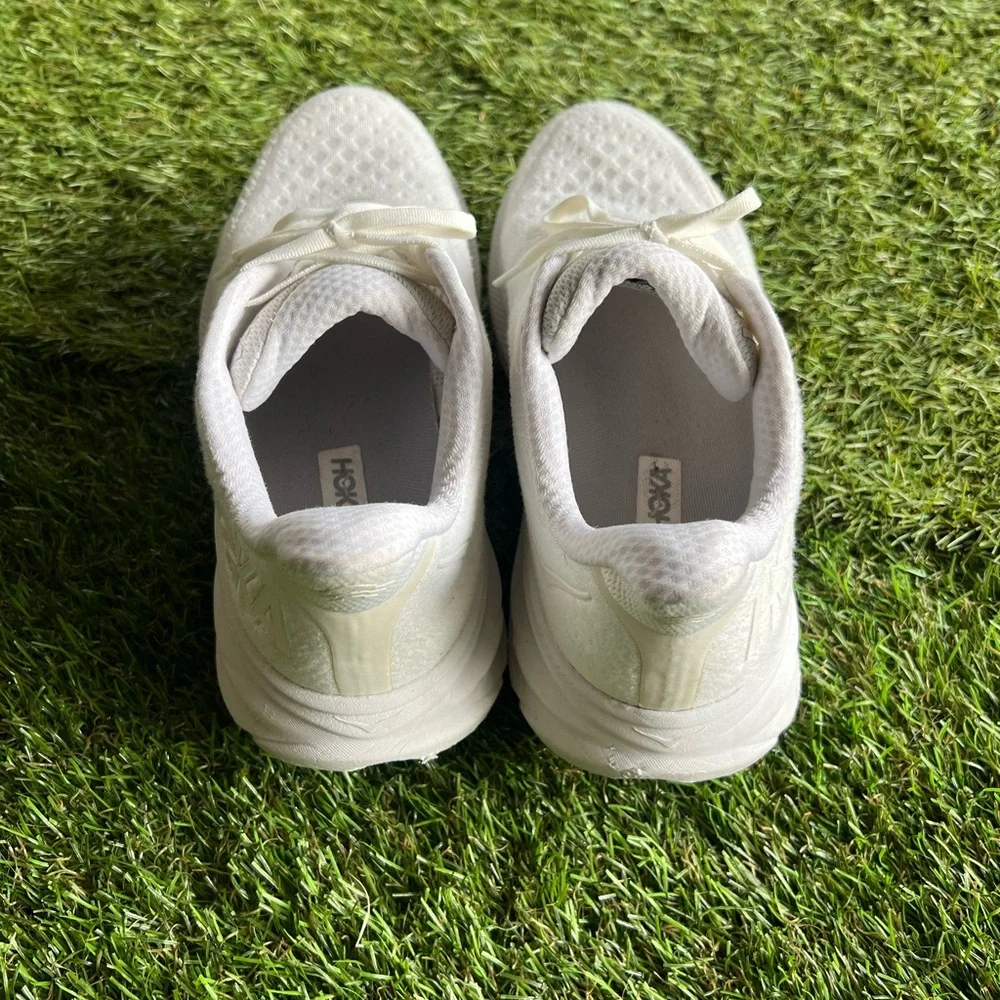 Hoka All-White Athletic Sneakers - Picture 9 of 12